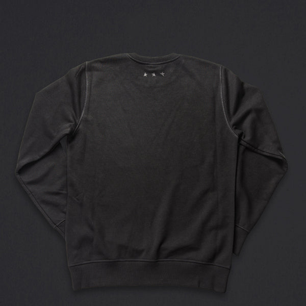 14th women's TITOS crewneck black/black large star logo