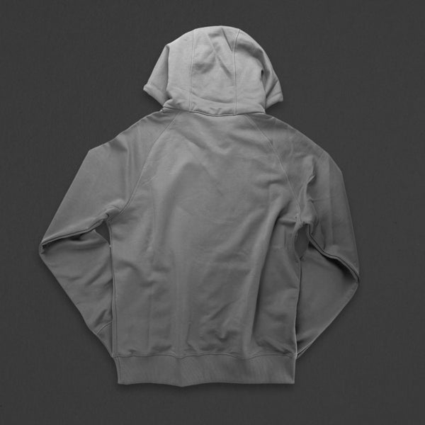 7th hoodie+zip pewter/black with TITOS star logo