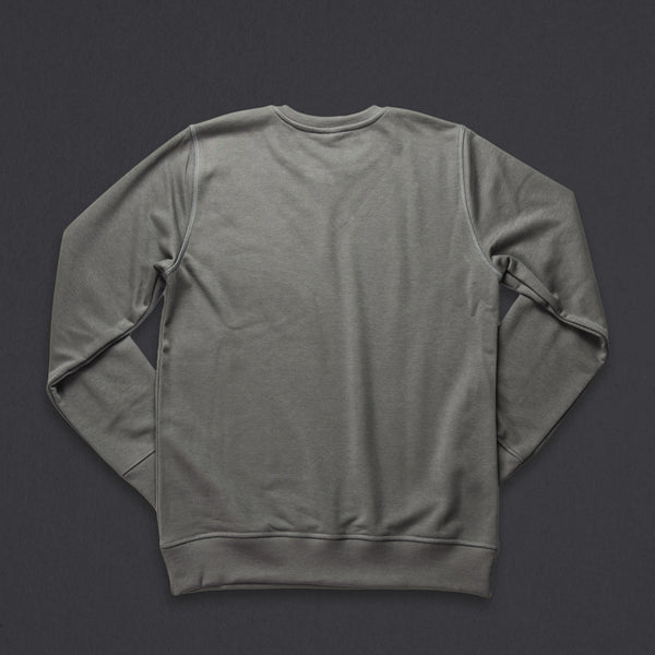 15th wmn's TITOS crewneck pewter/red small 3 star logo