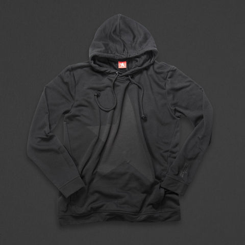 9th TITOS hoodie black/black with large star logo