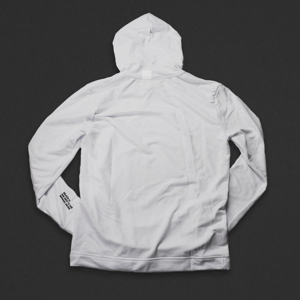 9th TITOS womens hoodie white/shiny black with star