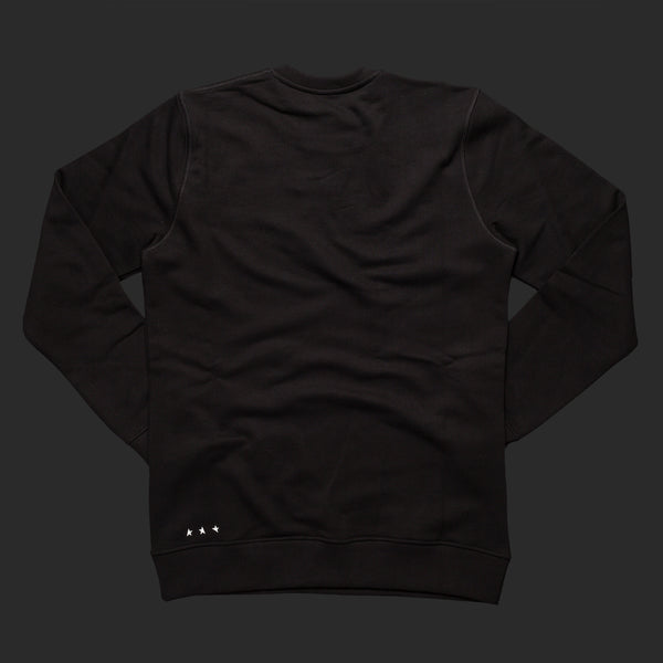 10th Titos crewneck black white back