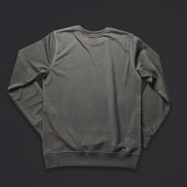 14th women's TITOS crewneck pewter/red large star logo