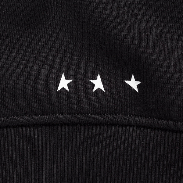 10th Titos crewneck black white detail