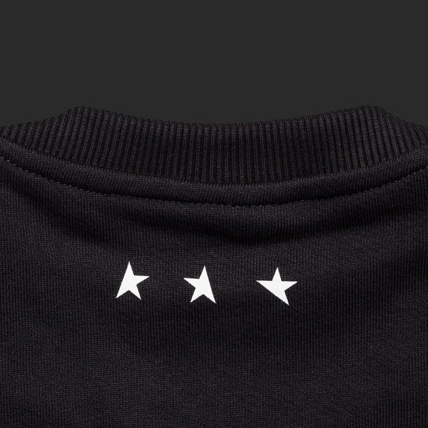 12th TITOS crewneck black/white letter chest logo