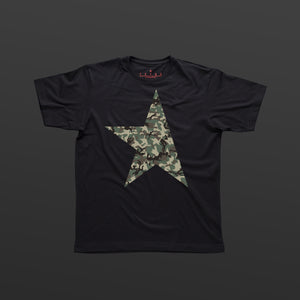 First T-shirt black/camo TITOS star logo