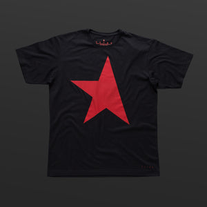 First T-shirt black/red TITOS star logo