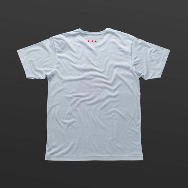 First T-shirt white/red TITOS star logo