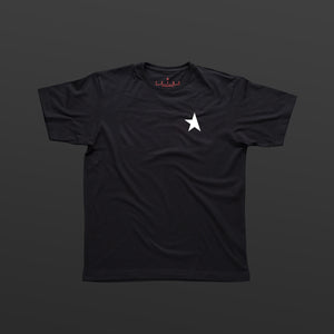 TITOS 17th t-shirt black/white small star logo