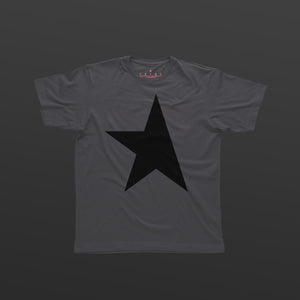 First T-shirt pewter/black TITOS star logo